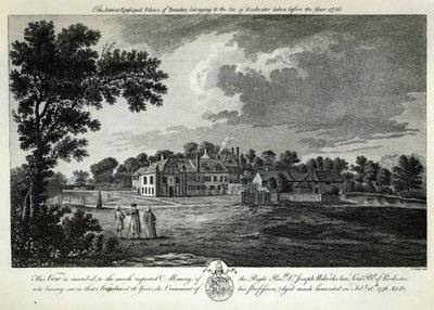 Der alte bischöfliche Palast von Bromley von English School